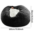 thumbnail image 2 of ToyKingdee Big Bean Bag for Adults Without Filling Oversized Bean Bag Chair Cover for Stuffed Animal Storage, 2 of 6