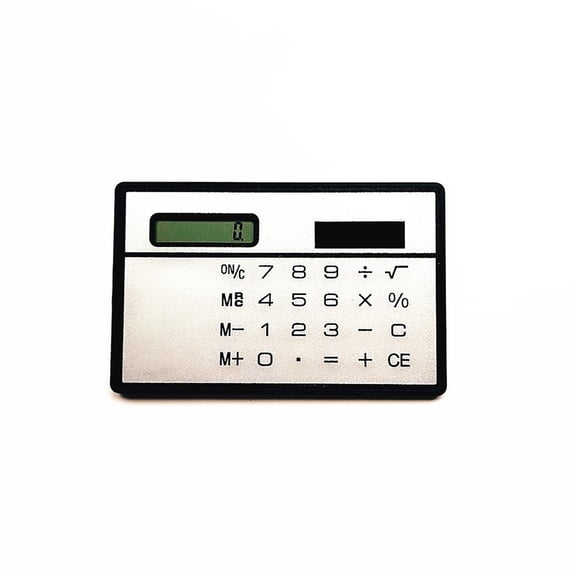 1PCS Solar Pocket Calculator, Solar Powered Pocket Calculators 8-Digit Mini Calculator Small Basic Calculator for Home Office School Portable Handheld Calculators for Kids Students