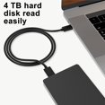 thumbnail image 1 of Hard Drive Cable Stable USB 3.0 TPE USB3.1 Type-C to USB 3.0 Micro B  High Speed Conversion Cable for Home, 1 of 8