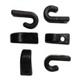 thumbnail image 2 of Clip de cuerda de cubierta con gancho en forma de J y juego de tornillos Gancho en forma de J para kayak con juego de tornillos y tuercas, 2 of 4