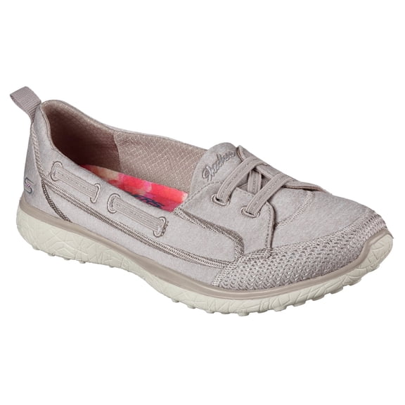 Skechers Sport Women's Fashion Sneakers Microburst Topnotch Slip-On Shoes Lightweight Comfortable Walking Shoes