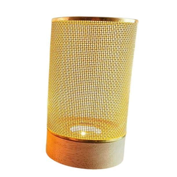 Luz nocturna, decoración de lámpara de mesa, interfaz USB de luz de mesa de café, lámpara de noche, adorno de luz nocturna para escritorio, , cilíndrico