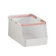 thumbnail image 4 of CarpNettore Desk Organizer Compact Bin Versatile Storage Container Stationery Pen Holder for Pink, 4 of 9