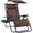 Brown, variant on Best Choice Products Folding Zero Gravity Recliner Patio Lounge Chair w/ Canopy Shade, Headrest, Tray - Burgundy