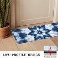 thumbnail image 3 of Blue White Tie Dye Mandala Pattern Door Rugs,Washable Non Slip Door Mats Indoor,Decorative Door Mats,Entry Mat Indoor for Entrance,Bedroom,Kitchen,Bathroom,16"x47", 3 of 6