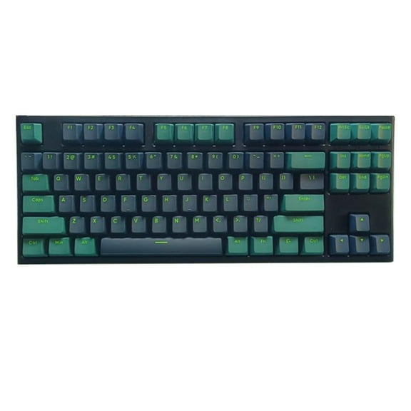 Keycaps Green Black Two-color 117Keys OEM Profile Keycap Set for Game Mechanical Keyboard Switches Caps