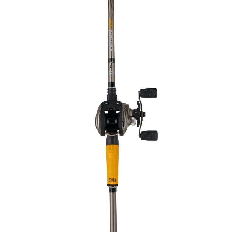 Abu Garcia 7’ Jordan Lee Fishing Rod and Reel Baitcast Combo; Right- Handed  Combo