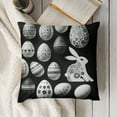 thumbnail image 3 of Black Throw Pillow Covers, Cushion Case Decoration for Sofa Couch, 3 of 5