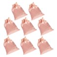thumbnail image 3 of 8 bolsas de satén con cordón para joyería, bolsas de almacenamiento de satén para accesorios para el cabello, pequeñas bolsas de aseo de viaje, bolsas de satén rosa para regalos de boda, 3 of 6