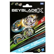 Beyblade X Bite Croc 3-60LF and Sting Unicorn 4-60P Green and Blue Battling Top Set, Ages 8+