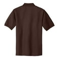 thumbnail image 6 of Yellow Rooster Male Silk Touch Polo Men Extended T-Shirts Coffee Bean XS, 6 of 7