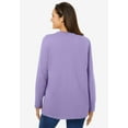 thumbnail image 2 of Woman Within Plus Size Perfect Long-Sleeve Crewneck Tee (Petite Available), 2 of 6
