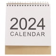 thumbnail image 1 of Miangastore Desk Calendar 2024 Table Calendar Monthly Calendar Ornament Simple Style Desk Calendar for Office, 1 of 8