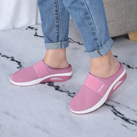 

Wedges Slipper for Women Womens Casual Flat Shoes Mesh Kick Shoes Ladies Casual Dress Shoes for Women Casual Shoes Net Platform Womens Lace Up Shoes Casual Shoes