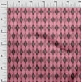thumbnail image 2 of oneOone Cotton Poplin Twill Medium Pink Fabric Argyle Check Diy Clothing Quilting Fabric Print Fabric By Yard 56 Inches Wide, 2 of 2