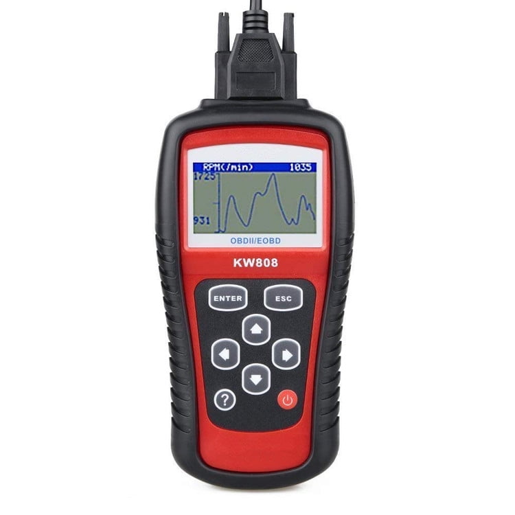 KW808 EOBD OBD2 OBDII Fault Code Reader Diagnostic Tool Scanner for Car Vehicles 