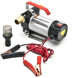 Pompe électrique DC submersible 12V pour l'eau, huile ou carburant,  coquille d'acier inoxydable, 12L / min