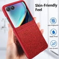 thumbnail image 3 of Compatible Motorola Razr Plus Case 2023 with Screen Protector,Motorola Razr+ 2023 Case,Luxury Glitter Protective Phone Case for Motorola Razr 40 Ultra Case 5G New Moto Razr Plus 2023 Case Red, 3 of 10