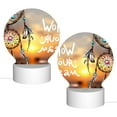 thumbnail image 2 of Naloa Follow Your Dream Dreamcatcher Acrylic LED Night Light Custom LED Lights Personalized Nightlight Customized Gifts for Family Couples Friends, 2 of 9