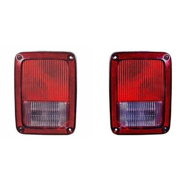 GoParts PAIR/SET OE Replacement for 2007 2016 Jeep Wrangler Rear