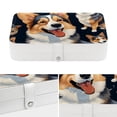 thumbnail image 4 of Corgi Portable PU Leather Jewelry Organizer Display Case with Removable Compartment, Earring Holder, and Jewelry Stand, 4 of 6