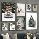 thumbnail image 3 of Arte de pared pintura en lienzo regalo de Navidad, casa verde, ciervo, ardilla, carteles nórdicos e impresiones, imágenes de pared para decoración de sala de estar, 3 of 4