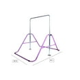 thumbnail image 4 of GymPro Adjustable Steel Horizontal Training Bar Gymnastics Bar for Kids Junior Gymnastic Bar Training Home Practice Purple, 4 of 9