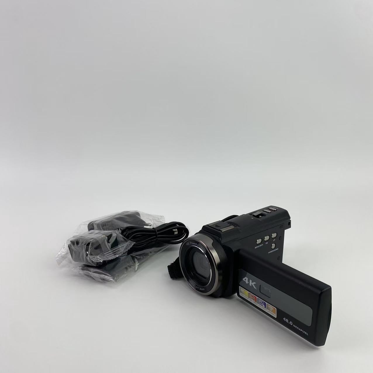 VTHOHZV Camcorders,Camcorder Video Camera, Digital Camera 1080P 18X Digital Zoom Cam Corder with Fill Light, 3" 270° Rotatable Screen Webcam Anti-Shake 48MP
