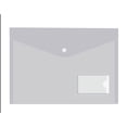 thumbnail image 1 of Carpeta de plástico A4 (transparente), paquete de 20 unidades, bolsillos para documentos, carpeta con botón a presión y bolsillo, carpeta de plástico A4 con solapa, carpeta transparente para documento, 1 of 5