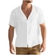 thumbnail image 1 of pstuiky Camisas de manga corta para hombre, Blusa básica de manga corta con cuello redondo y mangas cortas para hombre camisas casuales para hombre xl, 1 of 5