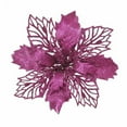 thumbnail image 3 of Xiwaer Set Of 36 Pcs Christmas Poinsettia Flowers Ornaments Glitter Floral Accessories Xmas Wreath Tree Decorations For Party Home Wedding B, 3 of 8