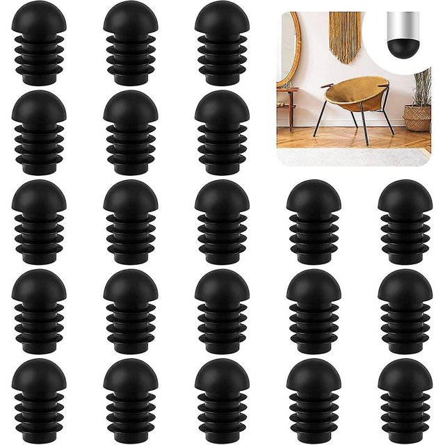 Tapón para patas de silla, 50 tapones redondos para extremos, tapón para manguera de silla, protector para patas de silla PUX IFI