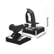 Jesscasday Flight Simulators Controls with Vibration Flight Stick Joysticks Controller