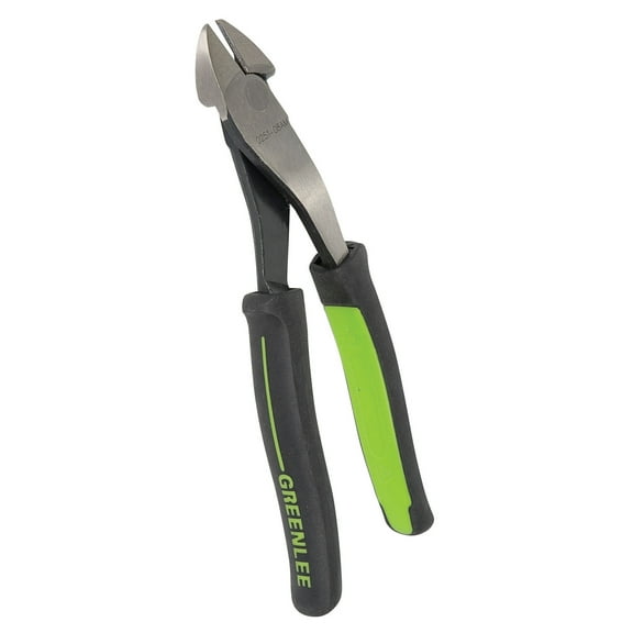 Greenlee Textron 0251-08AM 8" Angled Molded Grip Diagonal Pliers