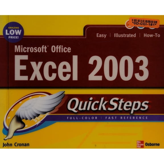 Pre-Owned Microsoft Office Excel 2003 QuickSteps (Paperback) 9780072232288