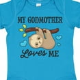 thumbnail image 4 of Inktastic My Godmother Loves Me with Sloth and Hearts Boys or Girls Baby Bodysuit, 4 of 5