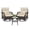 Beige, variant on Okybaby Patio Swivel Rocking Chair Set of 3 with 2 Amrchairs and 1 Side Table, All Weather Rattan Wicker Bistro Sets with Soft Cushions for Porch, Balcony, Backyard, Garden, Blue
