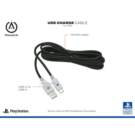 PowerA - Cable for PlayStation 5 - Black