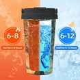 thumbnail image 5 of Uemuo Seasonal Tree Reflection Print Carry Insulated Coffee Mug, Travel Mug with Hidden Handle, Insulated Coffee Flask, Leak-proof Travel Mug Insulated Mug for Office, 5 of 8