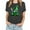 Dark Gray, variant on Meichang St Patrick's Day Tshirts for Women Cute Four Leaf Clover Graphic Tees Trendy Short Sleeve Shirts Blouses Irish Green Round Neck Holiday T-shirt Tops