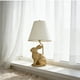 thumbnail image 5 of Lámpara de Mesa Golden Doodle de Decor Collection Lighting con Acabado Dorado y Pantalla Cónica de Lino, 5 of 5