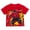 Action Red Hulk, variant on Marvel Avengers Men's Cosplay Short Sleeve T-Shirt Navy Captain America