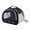 Black, variant on Portable Breathable Pet Carrier 9x8x7.5 Inch Backpack for Small Birds Parrots Hamsters Vet Visit with Shoulder Strap