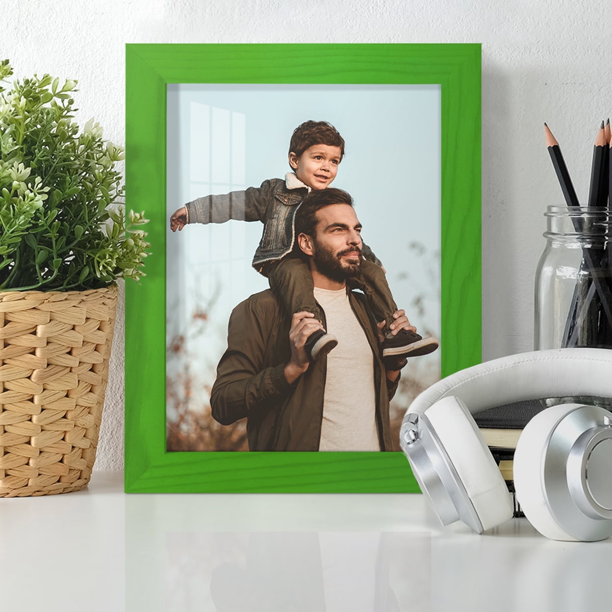 6x8 Wood Grain Picture Frame - Rainforest
