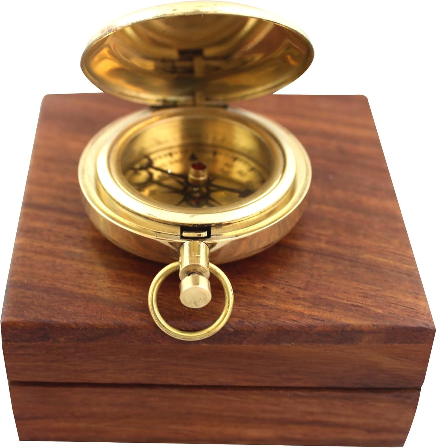 Nautical Collectible Retro Style Compass Decorative Gift Item Brass Finish Compass