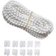 thumbnail image 1 of 10 Meter Vertical Blind Bottom Chain With 10 Ball Chain Connectors Clips For 3.5 Inch/ 89 Mm Slats, 1 of 5