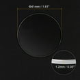 thumbnail image 2 of 41,2mm Diámetro Reloj Cristal Zafiro Cristal Lente, Redondo Plano 1,2mm Grosor Reemplazo Piezas para Relojero Reparación Transparente Unique Bargains gafas de reloj de laboratorio de ciencias, 2 of 5