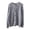 Grey, variant on Womens Cardigan Sweaters Lightweight Button Down Long Sleeve Knit Sweater Color: Purple Size: One Size