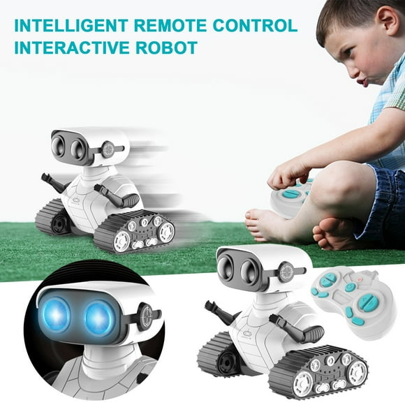 EQWLJWE Toys Games Kids,Christmas Decorations,Baby Toys Clearance,Novelty Gag Toys,Children's Robot with Robot Handle,Advanced LED Eyes,Robotic Technology with Music Function,Suitable for Ages 3+