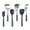 Navy Blue, variant on Calphalon Edge 6 Piece Stainless Steel Kitchen Tool Set- Navy Blue